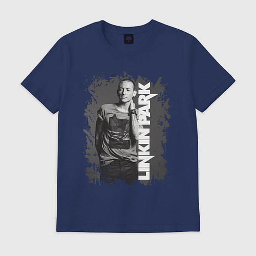 Мужская футболка LINKIN PARK / Тёмно-синий – фото 1