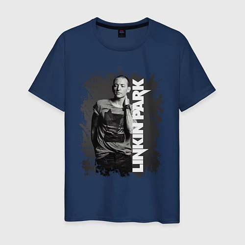 Мужская футболка LINKIN PARK / Тёмно-синий – фото 1