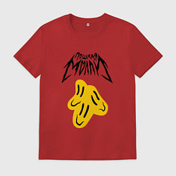 Футболка хлопковая мужская ПОШЛАЯ МОЛЛИ, цвет: красный