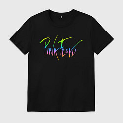 Футболка хлопковая мужская Pink Floyd, цвет: черный