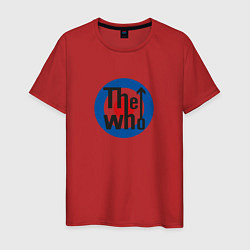 Футболка хлопковая мужская The Who, цвет: красный