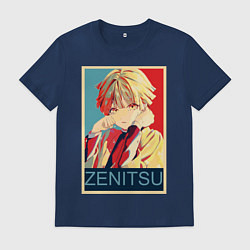 Футболка хлопковая мужская Зеницу Агацума, цвет: тёмно-синий