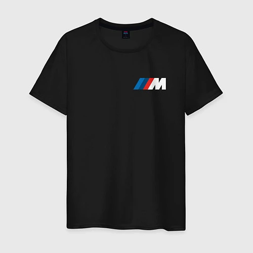 Мужская футболка BMW M LOGO 2020 / Черный – фото 1