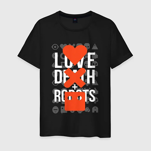 Мужская футболка LOVE DEATH ROBOTS LDR / Черный – фото 1