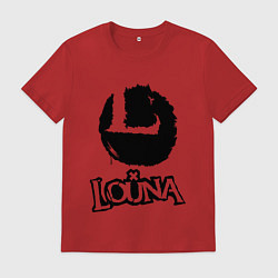 Футболка хлопковая мужская Louna, цвет: красный