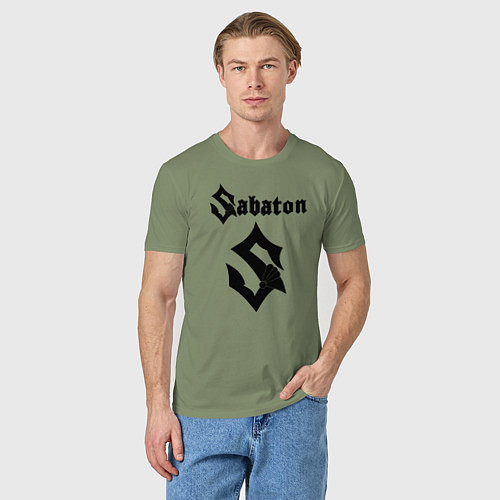 Мужская футболка Sabaton / Авокадо – фото 3