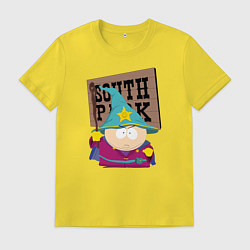 Футболка хлопковая мужская ЮЖНЫЙ ПАРК, цвет: желтый