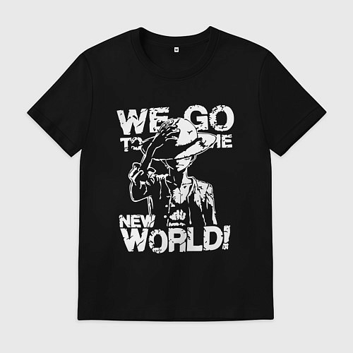 Мужская футболка One Piece / Черный – фото 1