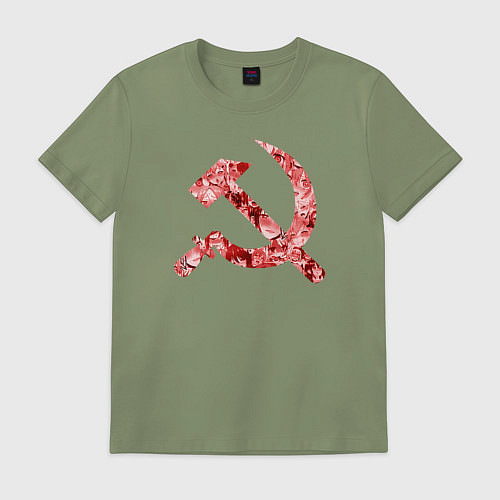 Мужская футболка Ахегао СССР / Авокадо – фото 1