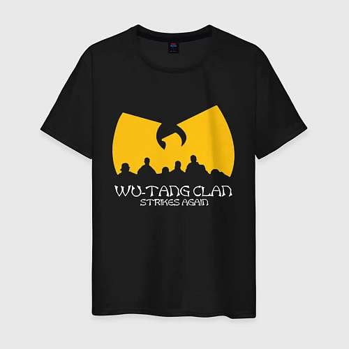 Мужская футболка Wu-Tang Clan / Черный – фото 1