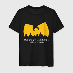 Футболка хлопковая мужская Wu-Tang Clan, цвет: черный