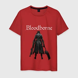 Футболка хлопковая мужская Bloodborne, цвет: красный