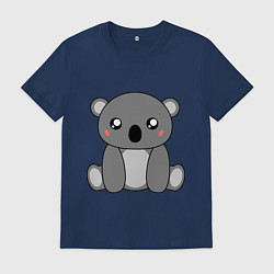 Футболка хлопковая мужская Коала, цвет: тёмно-синий