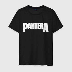 Футболка хлопковая мужская Pantera, цвет: черный