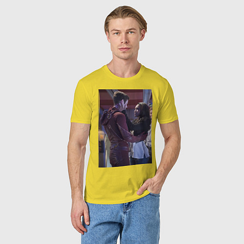 Мужская футболка Barry & Iris / Желтый – фото 3