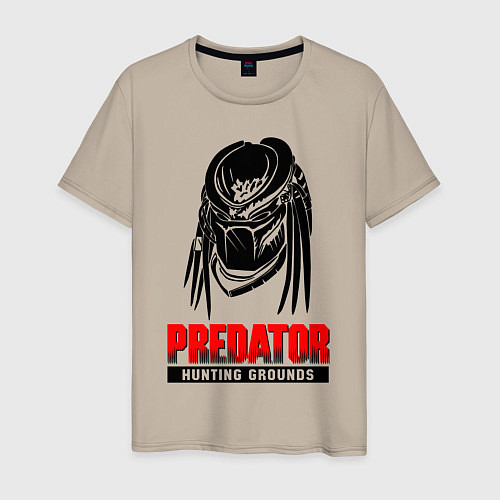 Мужская футболка PREDATOR: HUNTING GROUNDS / Миндальный – фото 1