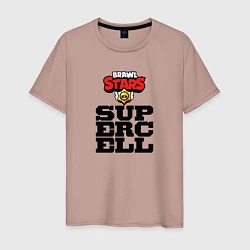 Футболка хлопковая мужская Разработчик Supercell, цвет: пыльно-розовый