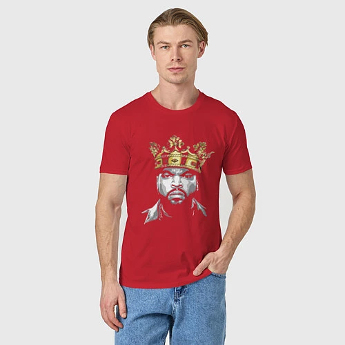 Мужская футболка Ice Cube King / Красный – фото 3