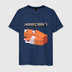 Футболка хлопковая мужская MINERCRAFT, цвет: тёмно-синий