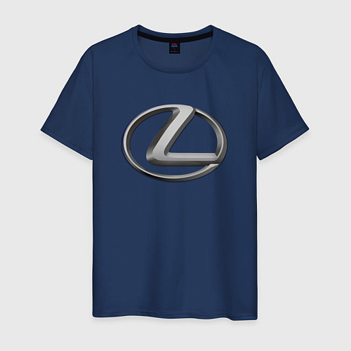 Мужская футболка LEXUS / Тёмно-синий – фото 1