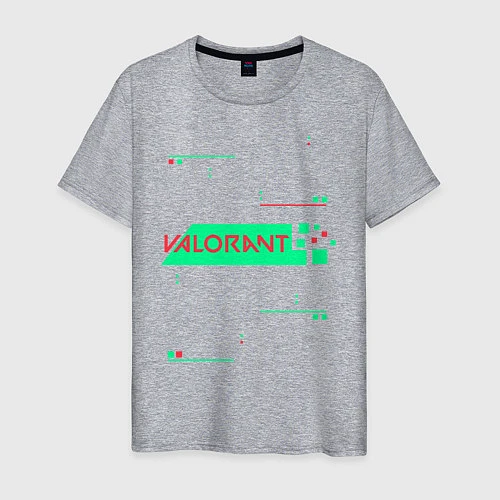 Мужская футболка VALORANT / Меланж – фото 1