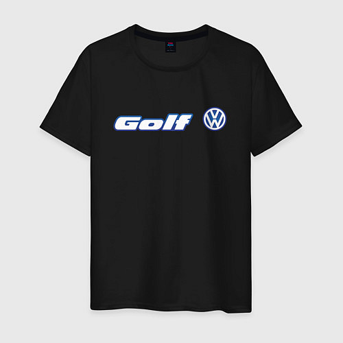 Мужская футболка Volkswagen Golf Z / Черный – фото 1