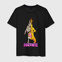 Футболка хлопковая мужская Peely Fortnitemare, цвет: черный