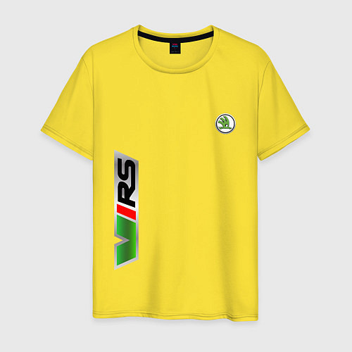 Мужская футболка Skoda RS Z / Желтый – фото 1