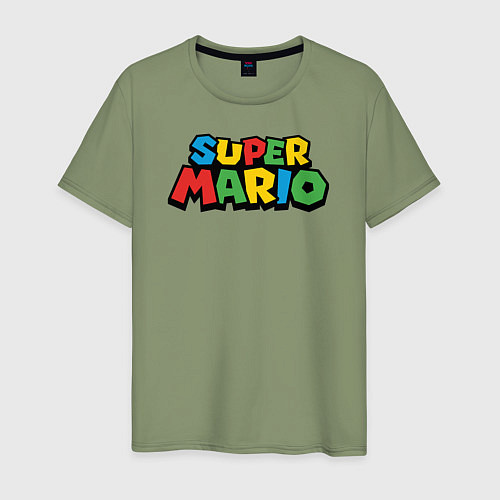 Мужская футболка Super mario / Авокадо – фото 1