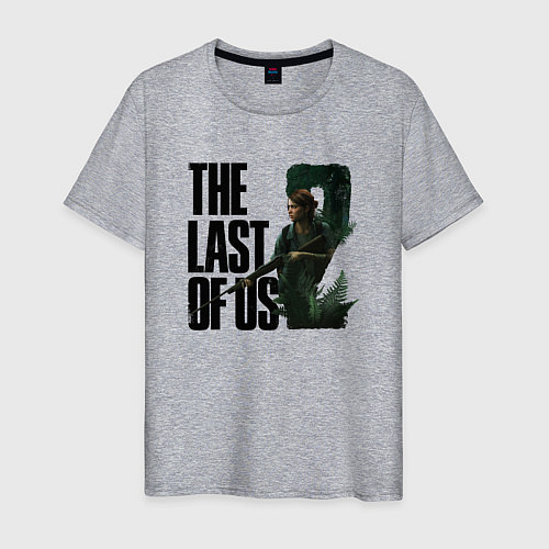 Мужская футболка The Last Of Us PART 2 / Меланж – фото 1