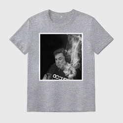 Футболка хлопковая мужская MASK, цвет: меланж