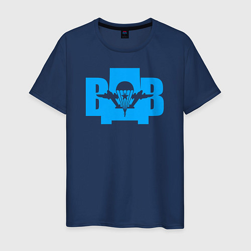 Мужская футболка ВДВ / Тёмно-синий – фото 1