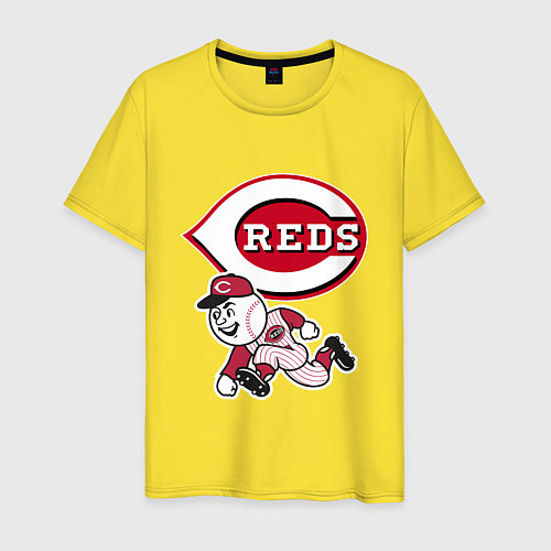 Мужская футболка Cincinnati reds - baseball team - talisman / Желтый – фото 1