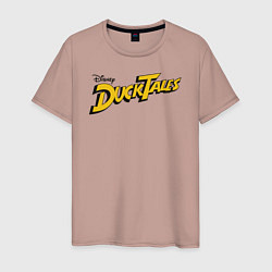 Футболка хлопковая мужская Ducktales, цвет: пыльно-розовый