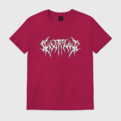 Футболка хлопковая мужская GHOSTEMANE, цвет: маджента