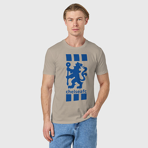 Мужская футболка Chelsea FC / Миндальный – фото 3