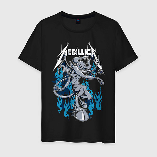 Мужская футболка Metallica - черт / Черный – фото 1