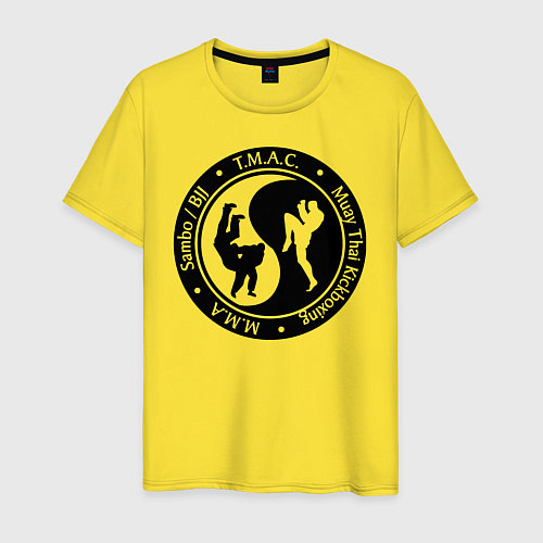 Мужская футболка MMA / Желтый – фото 1