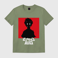 Футболка хлопковая мужская Mob psycho 100 Z, цвет: авокадо