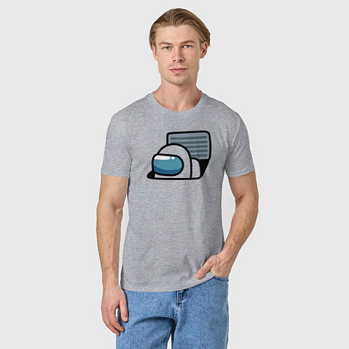 Мужская футболка AMONG US / Меланж – фото 3