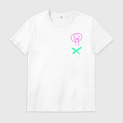 Футболка хлопковая мужская Revolutions, цвет: белый