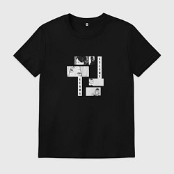 Футболка хлопковая мужская Haikyuu!! Kozume Kenma, цвет: черный