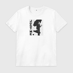 Футболка хлопковая мужская Ваня Академия амбрелла, цвет: белый