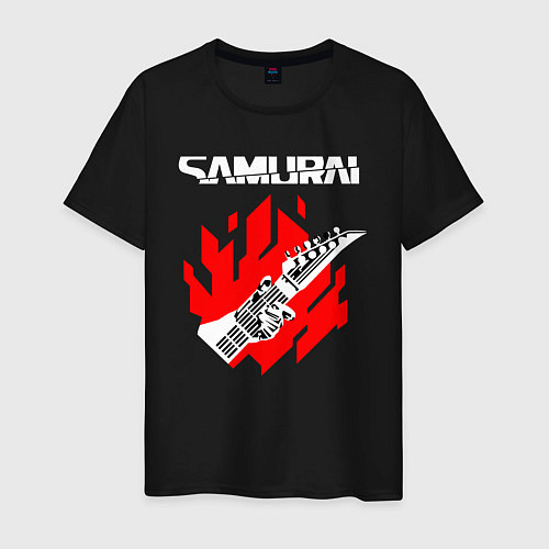 Мужская футболка CYBERPUNK 2077 SAMURAI / Черный – фото 1