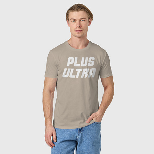 Мужская футболка PLUS ULTRA / Миндальный – фото 3