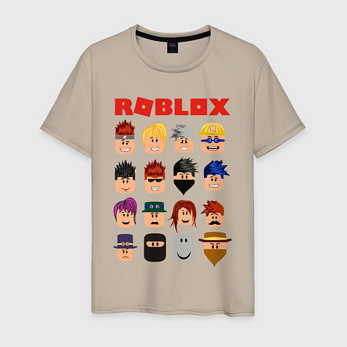Мужская футболка ROBLOX / Миндальный – фото 1