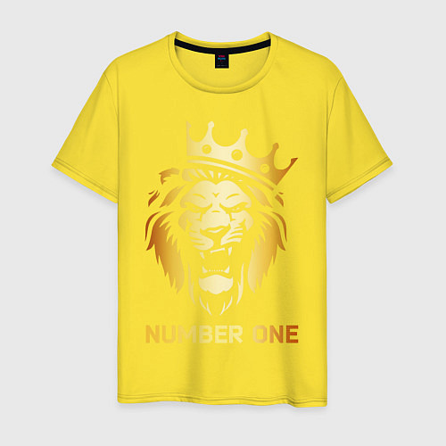 Мужская футболка ЗОЛОТОЙ ЛЕВ / Желтый – фото 1