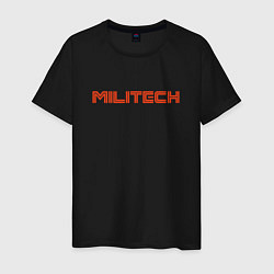 Футболка хлопковая мужская Militech, цвет: черный