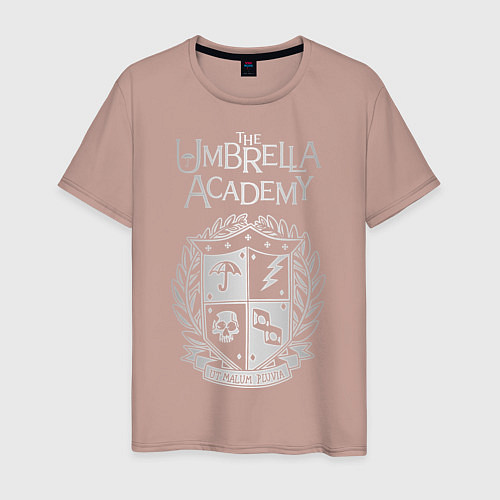 Мужская футболка Академия Амбрелла / Пыльно-розовый – фото 1