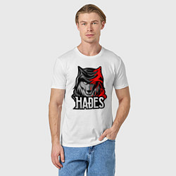 Футболка хлопковая мужская HADES ESPORT, цвет: белый — фото 2